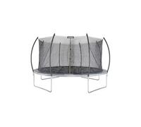Trampoline Rond Ø 430 Cm Gris Avec Filet De Protection Intérieur - Venus Inner - Nouveau Modèle -