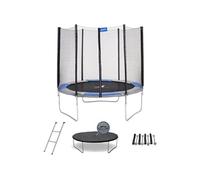 Kangui - Trampoline rond Ø250cm avec filet, échelle, bâche et kit d'ancrage- RALLI 250