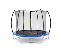 Kangui Trampoline rond FPR 300 Ø300 cm avec filet de sécurité et échelle Bleu