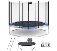KANGUI Trampoline rond RALLI 300 - Avec filet, échelle, bâche de protection et kit d'ancrage - Ø 300 cm