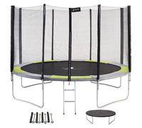 Trampoline rond Ø 360cm avec filet, échelle, bâche et kit ancrage - RALLI 360