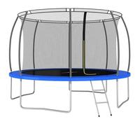 Trampoline rond 366x80 cm 150 kg - VIDAXL - Adulte - Bleu - Mixte