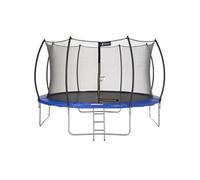 Kangui - Trampoline Rond Ø430cm Avec Filet De Sécurité Et Échelle - Bleu - Fpr 430