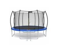 Kangui Trampoline FPR Ø426–430 cm Enfant XXL Échelle & Filet intérieur Certification CE & NF EN 71-14