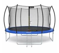 Kangui Trampoline FPR Ø426–430 cm Enfant XXL Échelle & Filet intérieur Certification CE & NF EN 71-14