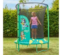 TP Toys Trampoline rond Bluey Junior Métal D140 cm Noir/Bleu/Vert TU