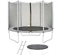 Trampoline rond KANGUI Maxi Eco Gris Ø 300 cm échelle & bâche Gris G