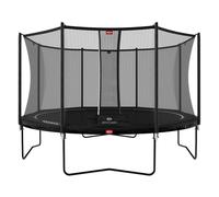 Trampoline rond sur pied favorit regular 430 cm avec filet de sécurité noir TU