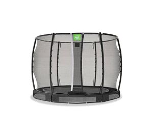 Trampoline Semi-enterré Ø305cm Protection Pieds Et Filet Premium Noir TU