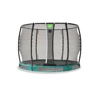 Trampoline Semi-enterré Ø305cm Protection Pieds Et Filet Premium Vert TU
