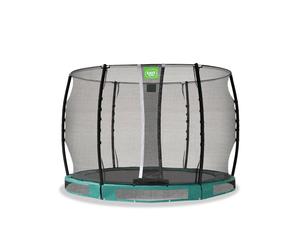 Trampoline Semi-enterré Rond Ø305cm Avec Filet De Sécurité Vert TU