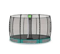 Trampoline Semi-enterré Rond Ø366cm Avec Filet De Sécurité Vert TU