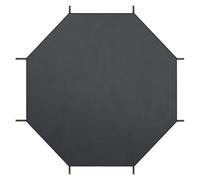 Trampoline Shade Cover, Outdoor Sun Canopy, Waterproof UV-Blocking Roof, Easy Install Replacement Top Various Sizes, for Garden, Backyard, Playground Use, 96inches Black