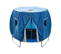 Trampoline Shade Cover - Outdoor Sun Protection Canopy | UV Resistant Fabric with Elastic Edge Fit, Weather Shield Design, Ventilated Top Layer for Backyard Garden Recreation Use