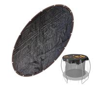 Trampoline Shade Cover Round Dustproof Sun Shade Net UV Protection Outdoor Windproof Canopy Tent With Ropes T Frame Trampoline Accessory PP Material 6FT 8FT 10FT 12FT 14FT Durable Garden Safety Cover