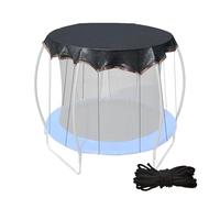 Trampoline Shade Cover - Shade Cloth, UV Protection Net with Cord, Durable Mesh Tarp, Weather Resistant Design | Outdoor Sports Accessories Lawn Garden Playground Patio Backyard Straight Pole Protecti