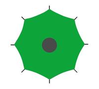 Trampoline Shade Cover with Foldable Canopy Awning Design, Waterproof Tear-Resistant Tent Top for Sun Protection in Outdoor Sports Areas, Patios, and Backyard Playgrounds