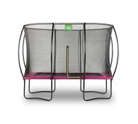 Trampoline Rectangulaire - EXIT TOYS - Silhouette - 214x305 cm - Rose - Extérieur