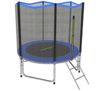 Trampoline SPORTNOW 244 cm, filet de sécurité inclus, échelle d'accès.