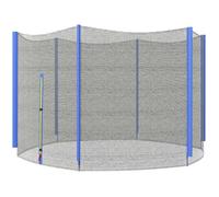 Trampoline SPORTNOW PE 244x244x180cm Bleu