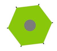 Trampoline Tent Cover, Outdoor Jumping Canopy, Waterproof Sunshade Shelter, Rainproof Oxford Cloth Tarp, UV-Resistant Protective Enclosure, Ideal for Backyard Fun, Poolside Play, 6-16feet Green