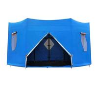 Trampoline Tent Shade Cover - Silver Coated Oxford Cloth for 8 Pole 10FT 12FT 14FT - Water Resistant Canopy for Outdoor Round Trampoline - UV Sun Shelter