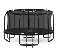 Trampoline THUNDER® ELITE Ø 487-500cm 16FT | Pour Enfants | Pack complet avec Filet de Sécurité | Certification EN71 i TÜV GS | Bleu