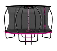 Trampoline THUNDER® ULTRA Ø 365-374cm 12FT | Pour Enfants | Pack complet avec Filet de Sécurité | Certification EN71 i TÜV GS |