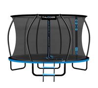 Trampoline THUNDER® ULTRA Ø 366-185cm 12FT | Pour Enfants | Pack complet avec Filet de Sécurité | Certification EN71 i TÜV GS |
