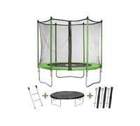 Trampoline Yoopi - Diamètre 1,8 m - avec filet + echelle