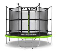 Trampoline ZIPRO JumpPro IN - 8ft (252 cm) - Charge 150 kg - Montage rapide - Sécurité renforcée - Extérieur