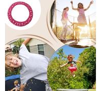 Trampolines Spring Cover - 60 inch Trampoline Cover | Round Replacement Mat - Waterproof Durable Oxford Cloth | Safety Edge Pad - 10 Hole Design | Kids Adults Indoor Home Fitness