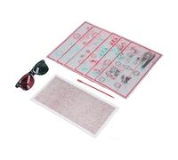 Tranaglyphe Fixe Rouge Vert, Tableau de Test de Basse Vision, Insuffisance de Convergence avec des Lunettes pour la Dépression Monoculaire