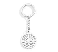 Tranbath Porte-clés avec pendentif coucher de soleil, cadeau pour femme, cadeau d'anniversaire pour petite amie, sœur ou collègue, idéal pour une bonne amie ou une femme