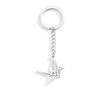 Tranbath Porte-clés élégant avec grue en origami, cadeau d'anniversaire pour femme, bonne amie ou sœurs, merveilleuse idée de cadeau pour les femmes importantes dans votre vie