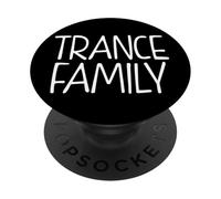 Trance Family Best EDM Trance Music Mix DJ Raver Trance PopSockets PopGrip Adhésif