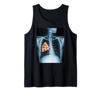 Tranche à Pizza en Forme de Cage nervurée X-Ray Humour Anatomie Débardeur