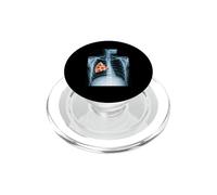 Tranche à Pizza en Forme de Cage nervurée X-Ray Humour Anatomie PopSockets PopGrip pour MagSafe