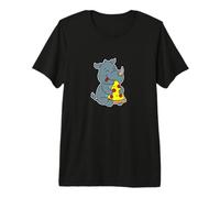 Tranche à Pizza Proud Rhino Hugging T-Shirt Haut de Gamme