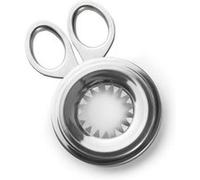 Tranche coquille oeuf - Ibili - Argent / Métallique - Acier Inoxydable (inox) Argent G