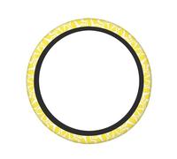 Tranche de Citron Jaune,Housse de Volant Universelle de 15 Pouces, élastique et antidérapante