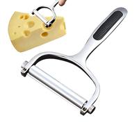 Tranche de fromage à pâte dure, tranche de fromage avec fil anti-adhésif Rasoir pour fromage à la main précis pour fromage dur et doux, couteau à fromage portable compact en acier Inoxydab