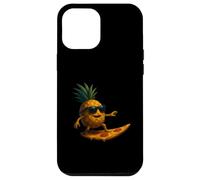 Tranche de Pizza Amusante en Forme d'ananas pour Le Surf Coque pour iPhone 12 Pro Max