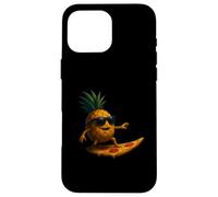 Tranche de Pizza Amusante en Forme d'ananas pour Le Surf Coque pour iPhone 16 Pro Max