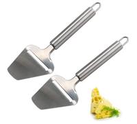 Tranche-Fromage à pâte Dure en Acier Inoxydable, 2 Pcs Racloir à fromage, 22 cm, Coupe-fromage, Fromage à pâte épaisse, Largeur