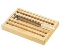 Tranche pain avec ramasse miettes 36x23cm Jean Dubost 01801