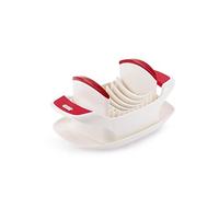 Tranche-Tomates, Lames Acier Inoxydable, Blanc/Rouge