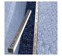 Tranchée d'évacuation de sol en acier inoxydable, résistante à la corrosion pour une utilisation en extérieur et en intérieur dans les trottoirs et les salles de bain