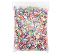 Tranches D'art de Fruits pour Ongles, Pâte Polymère et Trucs pour Ongles DIY 3000Pcs Fournitures de Slime de Fruits Perles D'argile Mooth Argile de Bricolage étanche pour la Décoration de Téléphone Po