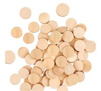 Tranches de Bois Rondes 130 pièces 20mm/30mm disques en Bois Naturel Non traité pour décoration Artisanale, Peinture, Mariage, Maison, Loisirs créatifs Bricolage